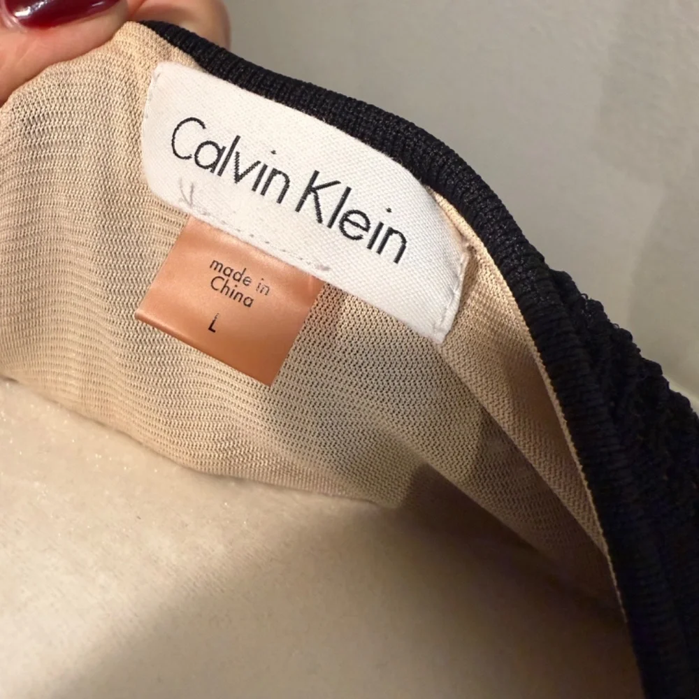 Calvin Klein black knit dress, size Large - Picture 4 of 7